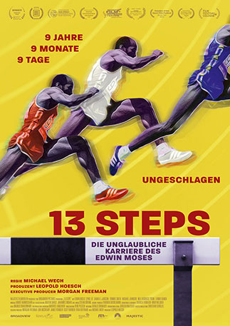 13 Steps Die unglaubliche Karriere von Edwin Moses Film Kino Poster