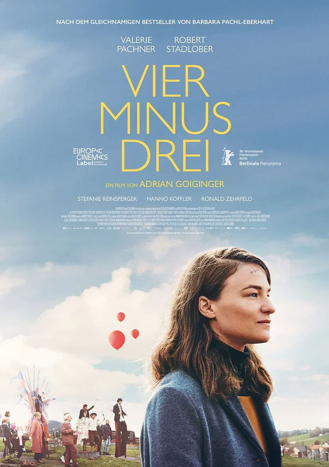Vier minus drei Film Kino Poster